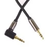 Kabelis PremiumCord Jack 3.5mm - Jack 3.5mm 1.5m juoda (kjqmm015-90)