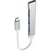 PremiumCord Hub USB-C to USB3.2 A + 3x USB2.0 A, aliuminio case