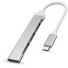 PremiumCord Hub USB-C to USB3.2 A + 3x USB2.0 A, aliuminio case
