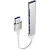 „PremiumCord“ šakotuvas USB3.2A į USB3.2 A + 3x USB2.0 A, „SuperSpeed 5Gbps“, aliuminio korpusas
