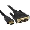 Kabelis PremiumCord HDMI - DVI- D 1m juoda (kphdmd1)