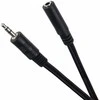 Kabelis PremiumCord Jack 3.5mm - Jack 3.5mm 2m juoda (kjackmf2)