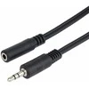 Kabelis PremiumCord Jack 3.5mm - Jack 3.5mm 2m juoda (kjackmf2)