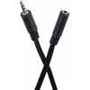 Kabelis PremiumCord Jack 3.5mm - Jack 3.5mm 2m juoda (kjackmf2)