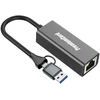 PremiumCord ku31ether07 – USB-C į USB-A adapteris, 15 cm
