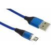 „PremiumCord“ magnetinis „micro USB“ ir USB-C įkrovimo ir duomenų perdavimo laidas, 1 m, mėlynas