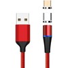 „PremiumCord“ magnetinis „micro USB“ ir USB-C įkrovimo ir duomenų perdavimo laidas, 1 m, mėlynas