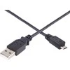 USB kabelis PremiumCord USB-A - mikroUSB 1,5 m Juoda (ku2m15f)