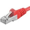 PREMIUMCORD Patch kabelis CAT6a S-FTP, RJ45-RJ45, AWG 26/7 3m raudona