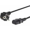 Maitinimo kabelis PremiumCord PremiumCord Kabelis sieros 230V iki kompiuterio 1m