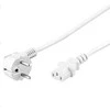 PremiumCord 230V maitinimo laidas prie kompiuterio 2m baltas