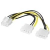 PremiumCord Power Reducer 2x5.25" Molex - 8 pin for PCI-E graphics cards