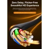 PremiumCord itin didelio greičio HDMI 2.1 optinio pluošto kabelis 8K@60Hz, paauksuotas, 3 m