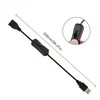 PREMIUMCORD USB 2.0 prailginimo laidas su įjungimo/išjungimo jungikliu, 1 m, juodas