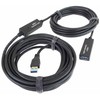 „PremiumCord“ USB 3.2 kartotuvo ir prailginimo kabelis A/M-A/F 15 m
