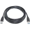 USB kabelis PremiumCord USB-A - USB-A 2 m Juodas (ku3aa2bk)
