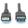 USB kabelis PremiumCord USB-A - USB-A 1 m Juodas (ku3pa1Bk)