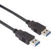 USB kabelis PremiumCord USB-A - USB-A 2 m Juodas (ku3aa2bk)
