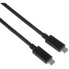 USB kabelis PremiumCord USB-C - USB-C 0,5 m Juodas (ku31Ch05Bk)