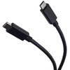 USB kabelis PremiumCord USB-C - USB-C 0,5 m Juodas (ku31Ch05Bk)