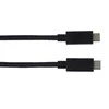 USB kabelis PremiumCord USB-C - USB-C 0,5 m Juodas (ku31Ch05Bk)