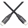 Kabelis USB PremiumCord USB-C - USB-C 1 m Juodas (ku31cv1)