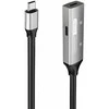 PREMIUMCORD USB-C kartotuvas ir ilgintuvas vyriškas-moteris, 5Gbps Aliuminis 10m