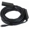 PREMIUMCORD USB-C kartotuvas ir ilgintuvas vyriškas-moteris, 5Gbps 10m