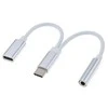 PremiumCord Adapteris USB-C na gniazdo audio jack 3,5mm żeńskie + USB typ C gniazdo do ładowania
