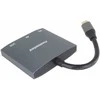 PremiumCord adapteris USB-C prie HDMI, USB3.0, PD, 4K ir FULL HD 1080p raiškos