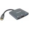PremiumCord adapteris USB-C prie HDMI, USB3.0, PD, 4K ir FULL HD 1080p raiškos