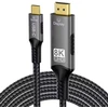 „PremiumCord“ USB-C–HDMI kabelis, 2 m, vaizdo raiška, 8K@60Hz, 4K@144Hz, aliuminis