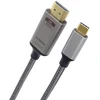 „PremiumCord“ kabelis nuo USB-C iki HDMI 2 m vaizdo raiška 8K@60Hz, 4K@144Hz Aliuminis