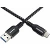 Kabelis USB PremiumCord USB-A - USB-C 1.5 m Baltai-juoda (ku31cx15)