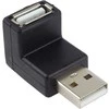 PremiumCord USB reducer A-A, Male/Female 90°