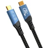 „PremiumCord USB4™“ 2.0 versija, 80 Gbps, 16K@60 Hz, 240 W, „Thunderbolt 3“ ir „4“ laidas, 0,8 m ilgio