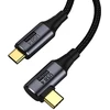 Kabelis USB PremiumCord USB-C - USB-C 1.2 m Juodas (ku4cu12)
