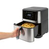 Gruzdintuvė Profi Cook ProfiCook PC-FR 1269 H fryer Single 8 L Stand-alone 1800 W Hot air fryer Juodas, Nerūdijantis plienas
