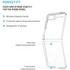 FIXED Pure apsauginis dėklas, skirtas Samsung Galaxy Z Flip 6 skaidrus