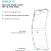 FIXED Pure apsauginis dėklas, skirtas Samsung Galaxy Z Flip 6 skaidrus