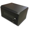 RACK DATACOM 10" wall mounted rack 4U/280 mm (glass) juodas