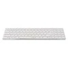 RAPOO klaviatūra E9100M, bezdrátová, Ultra-slim, CZ/SK, bílá