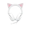 Razer Kraken Kitty V3 X baltos ausinės su katės ausimis