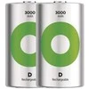 Gp Batteries Įkraunama Baterija - GP ReCyko R20 3 000 mAh 2 Vnt. Naujos