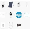 REOLINK apsaugos kamera Argus B440, 2,4 GHz, USB-C, saulės baterija, 64 GB, balta