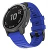 RhinoTech dirželis Garmin QuickFit silikoninis lauko 22mm tamsus mėlynas
