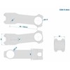 Šakotuvas Ritchey WCS C220 84D 31,8mm - 120mm