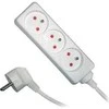 Prailginimo laidas 3lizdai 3m,baltas RPC03,Retlux