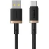 Baseus Dura USB Type A iki Type C 60 W greito įkrovimo laidas 2 m Juodas, Gold