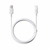 Baseus Silky USB/USB-C greito įkrovimo kabelis 1m 100W baltas